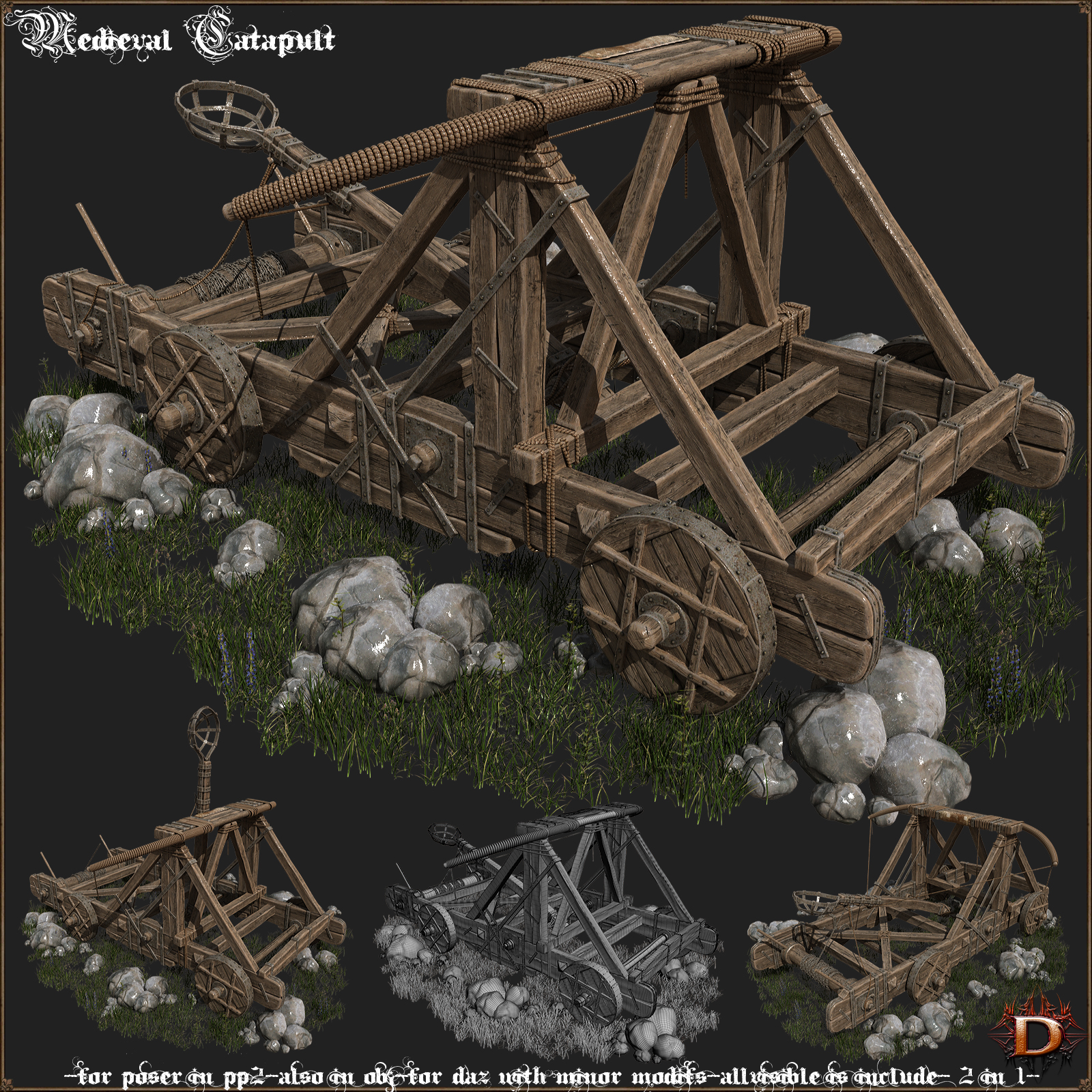 Medieval Catapult by N/A