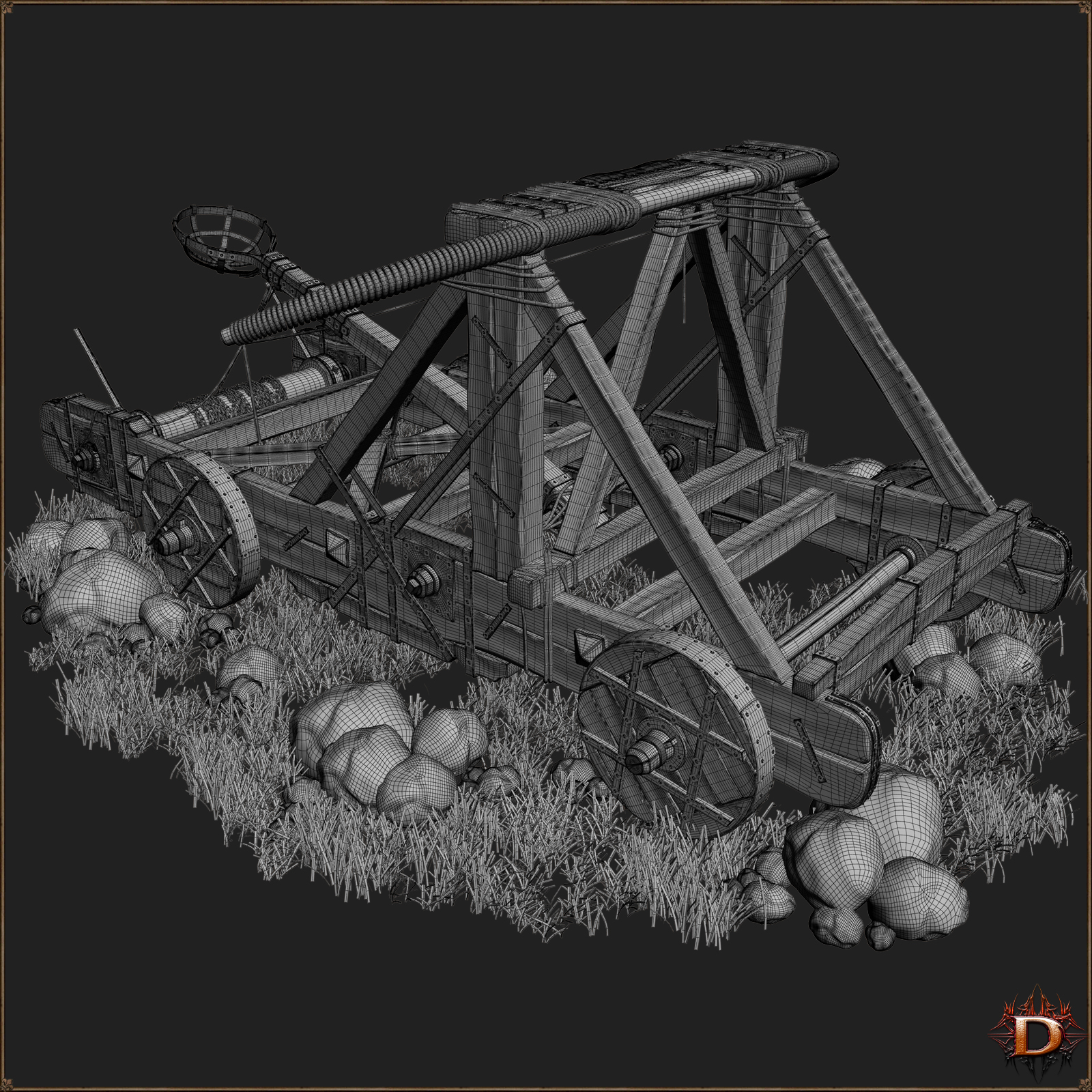 Medieval Catapult by N/A