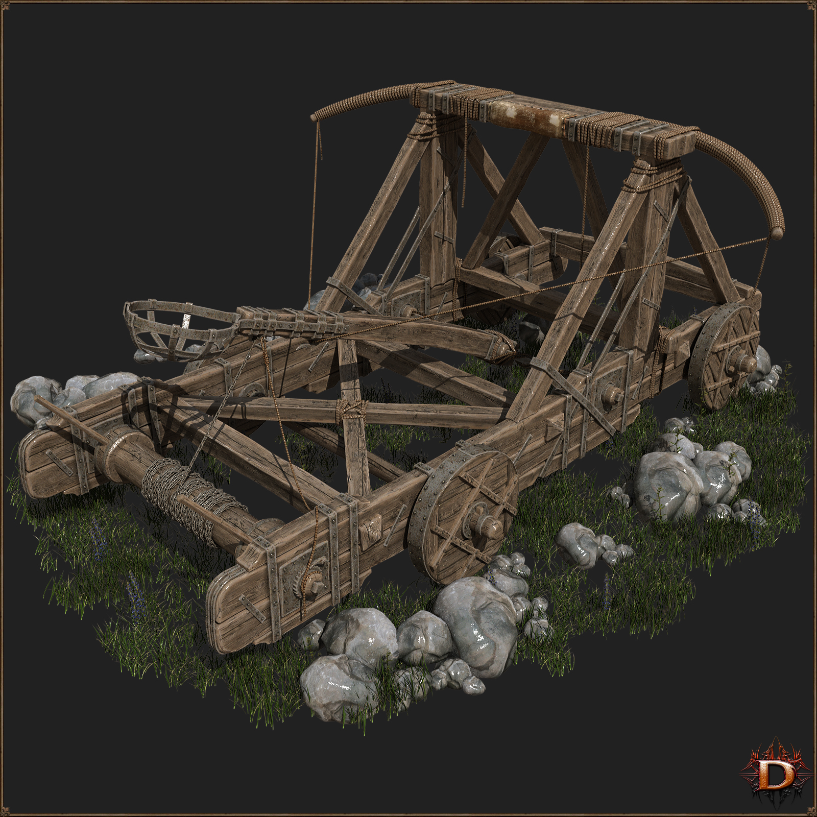 Medieval Catapult by N/A