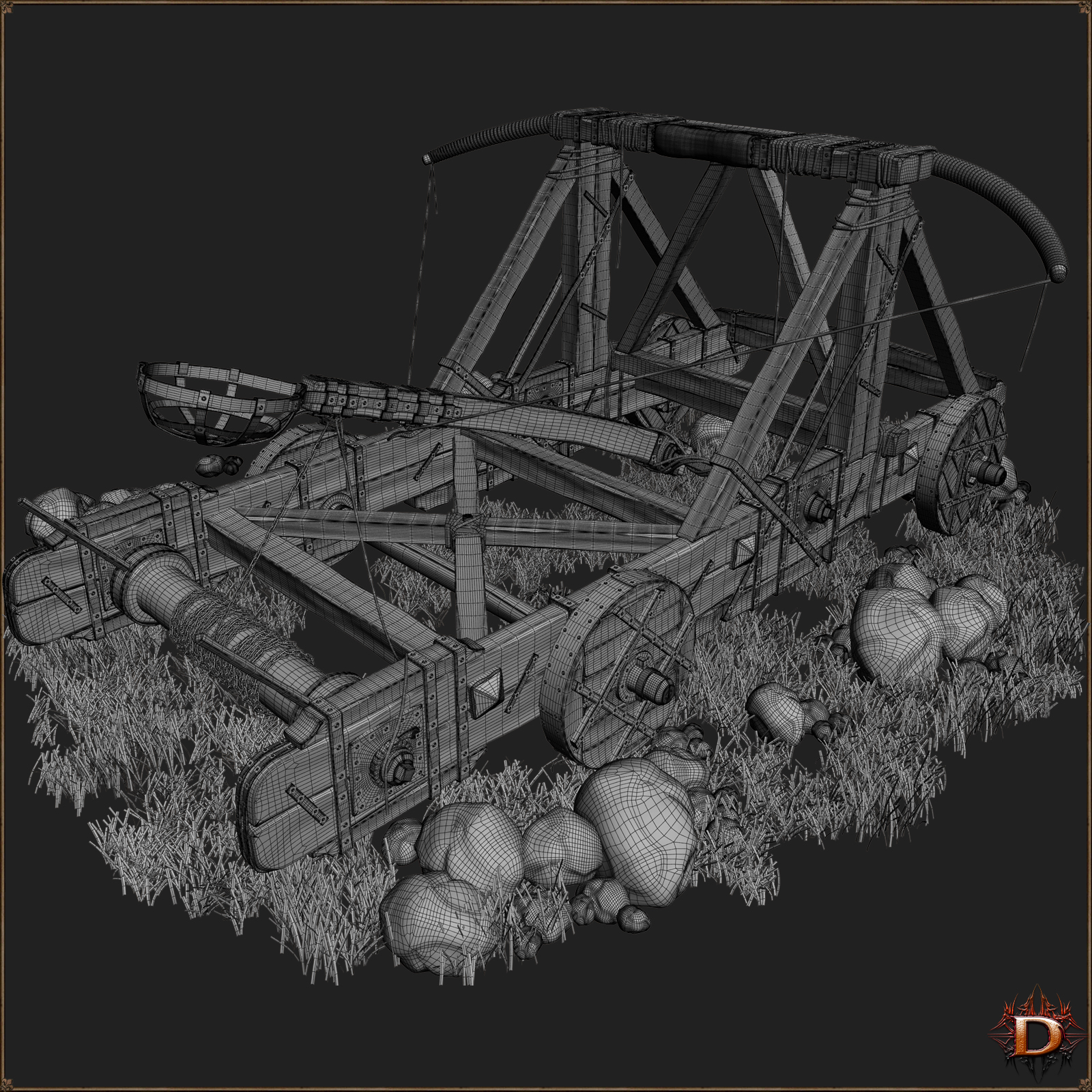 Medieval Catapult by N/A