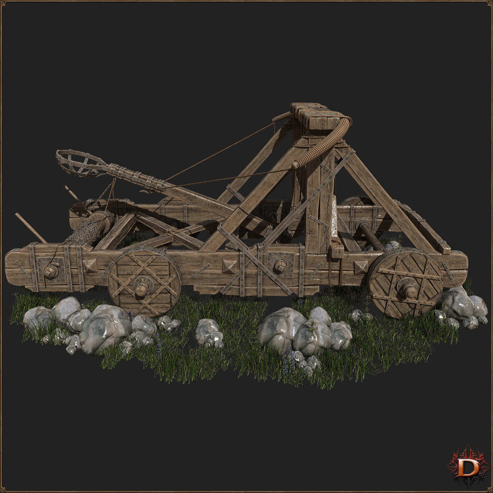 Medieval Catapult by N/A