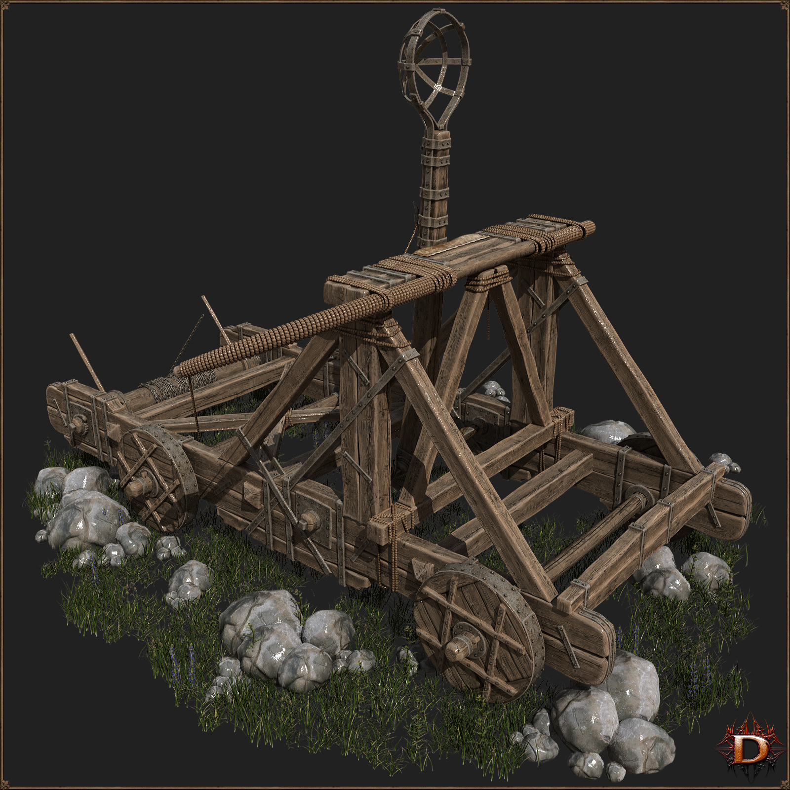 Medieval Catapult by N/A