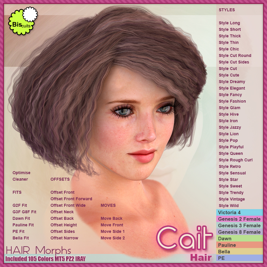 Biscuits Cait Hair by N/A