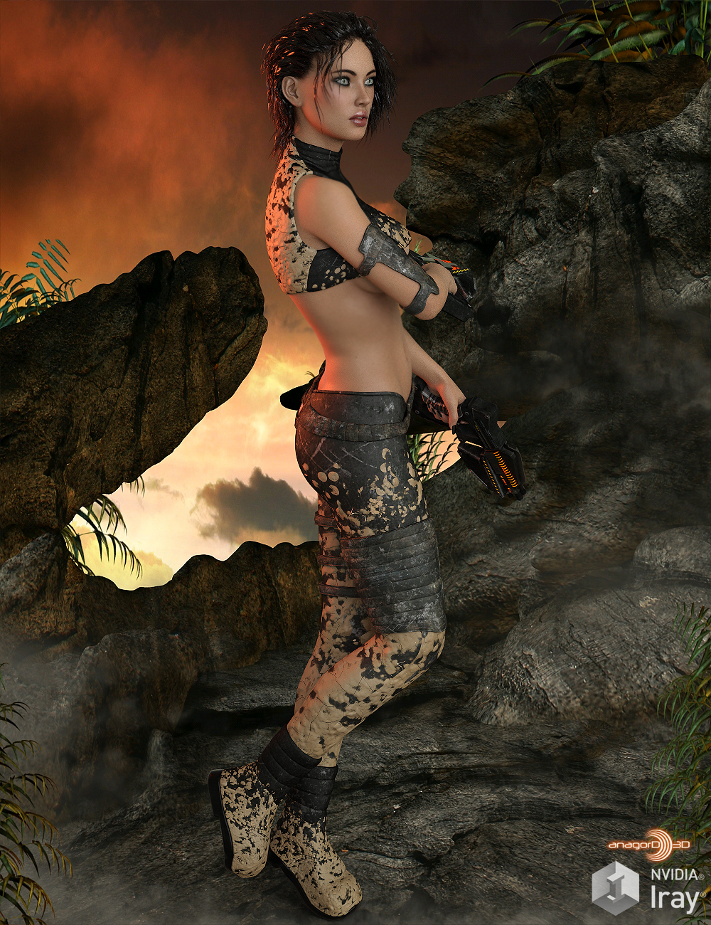 BLACKHAT - Exnem Protonic Armor for Genesis 3 Female by N/A