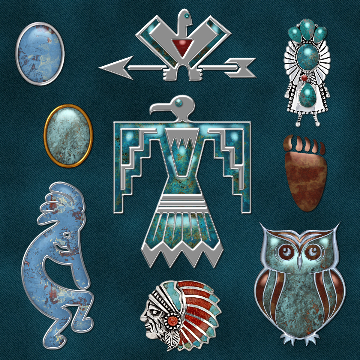 Polished Stones of the Southwest PS Layer Styles by N/A