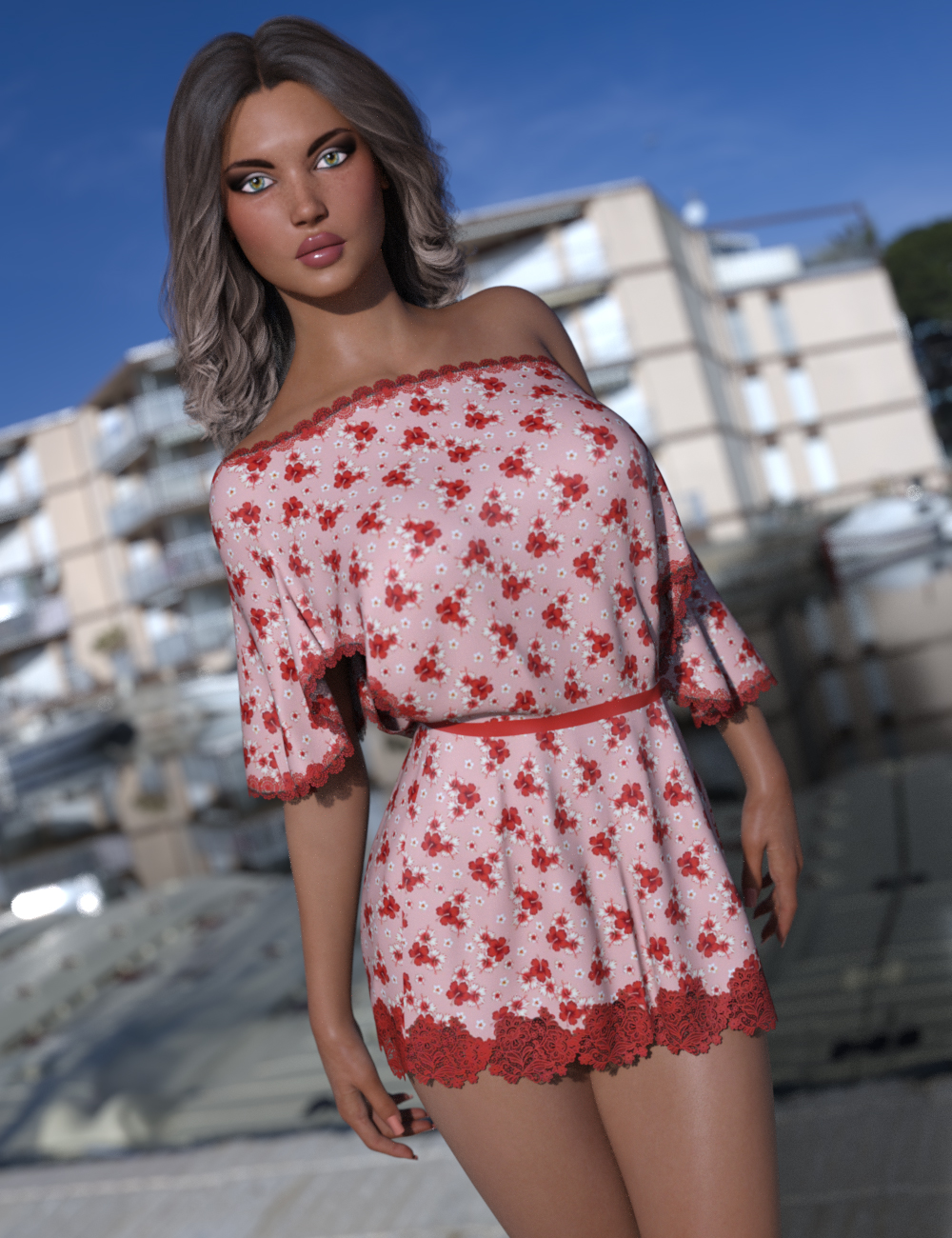 InStyle - dForce Casual Beachwear for Genesis 8 Females by N/A