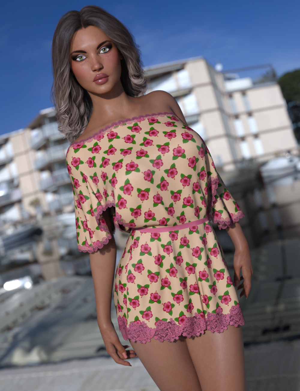 InStyle - dForce Casual Beachwear for Genesis 8 Females by N/A
