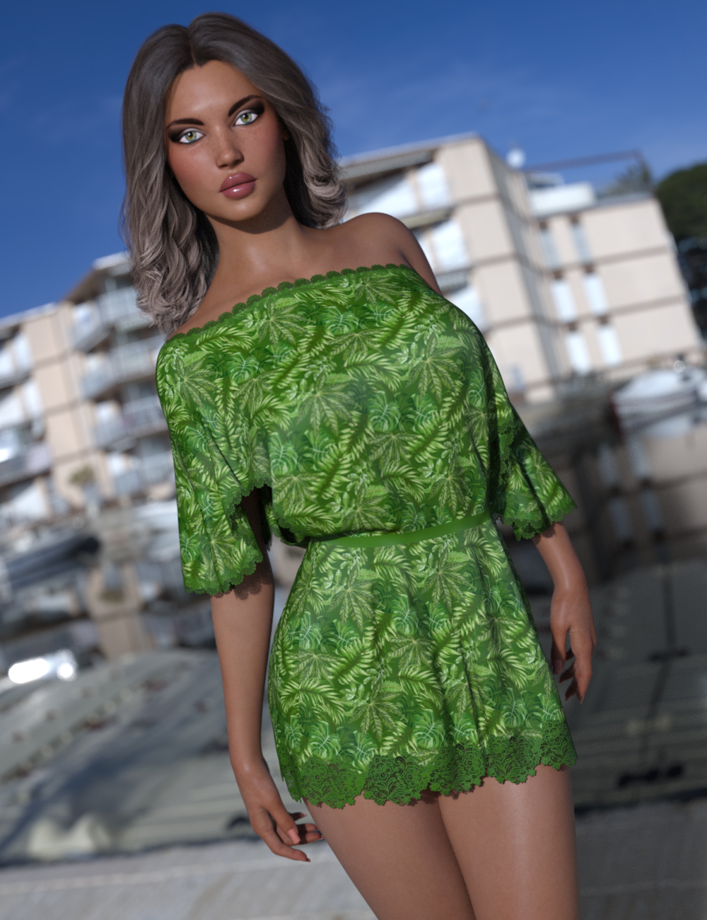 InStyle - dForce Casual Beachwear for Genesis 8 Females by N/A