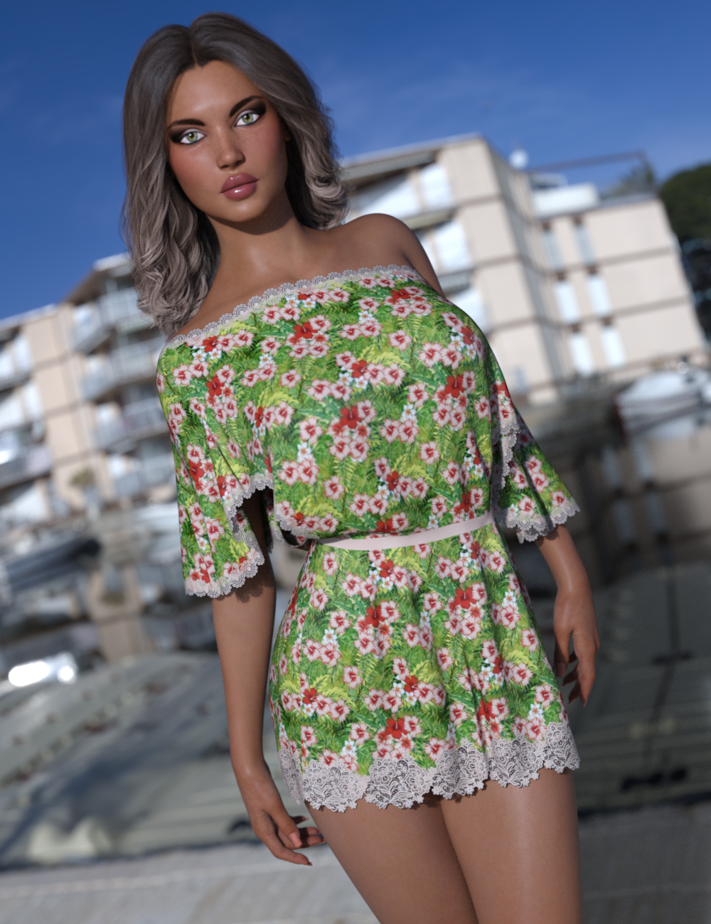 InStyle - dForce Casual Beachwear for Genesis 8 Females by N/A
