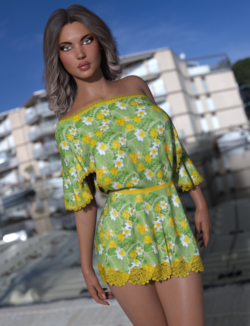 InStyle - dForce Casual Beachwear for Genesis 8 Females by N/A