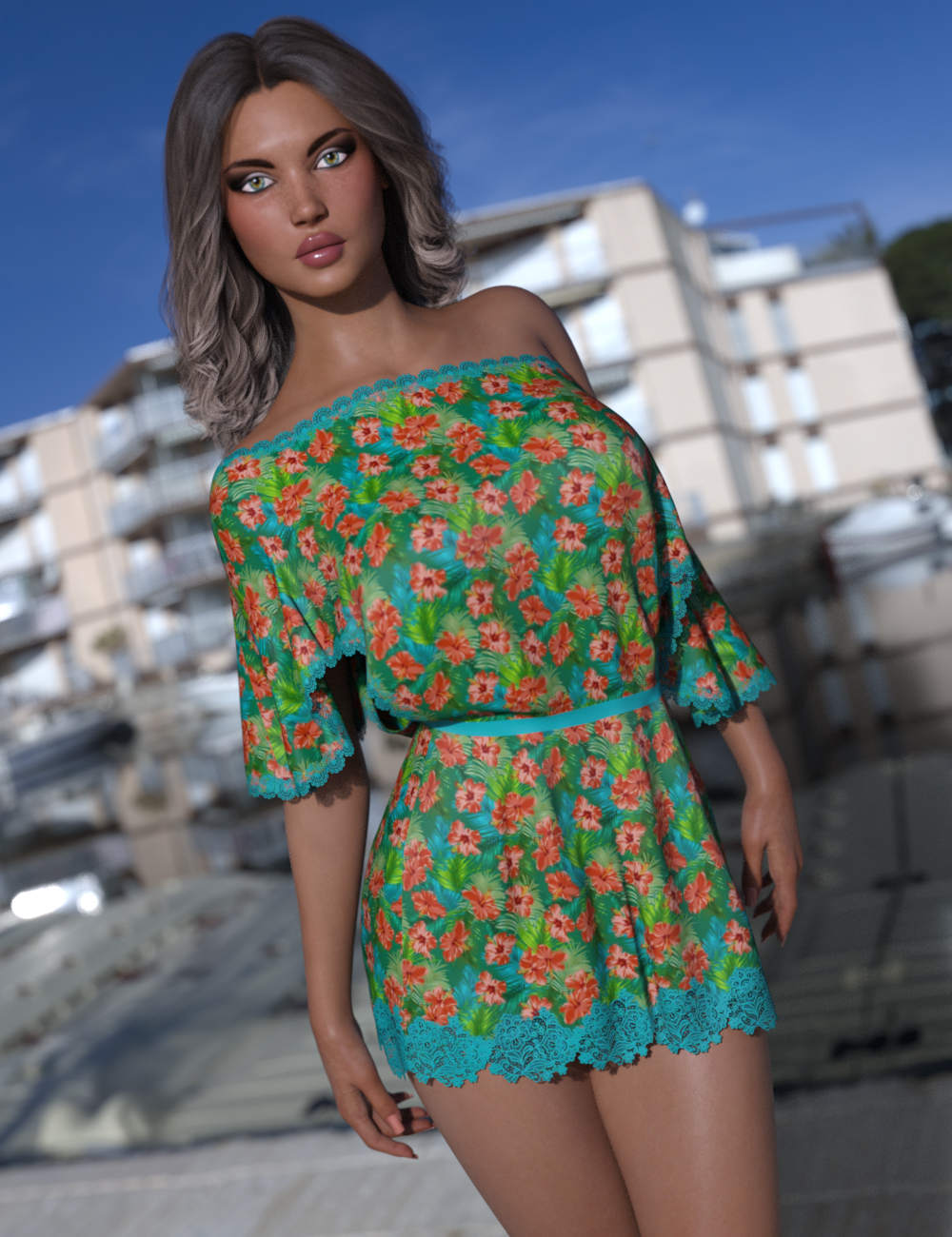InStyle - dForce Casual Beachwear for Genesis 8 Females by N/A