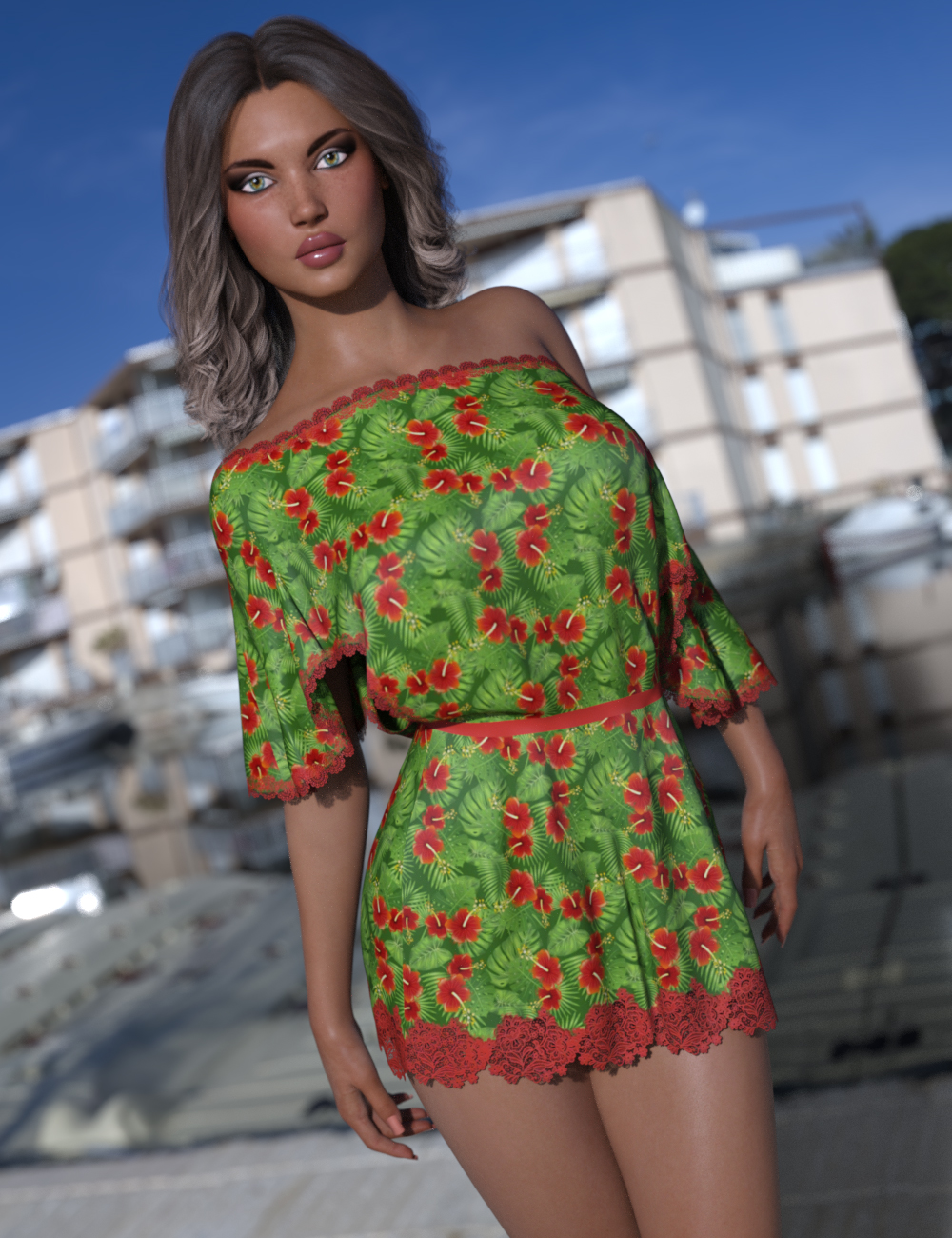 InStyle - dForce Casual Beachwear for Genesis 8 Females by N/A