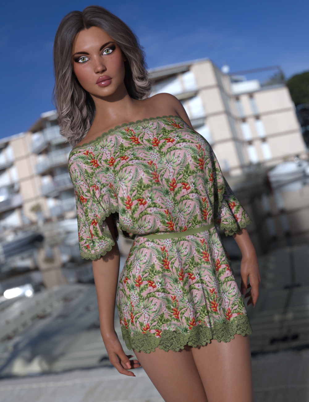 InStyle - dForce Casual Beachwear for Genesis 8 Females by N/A