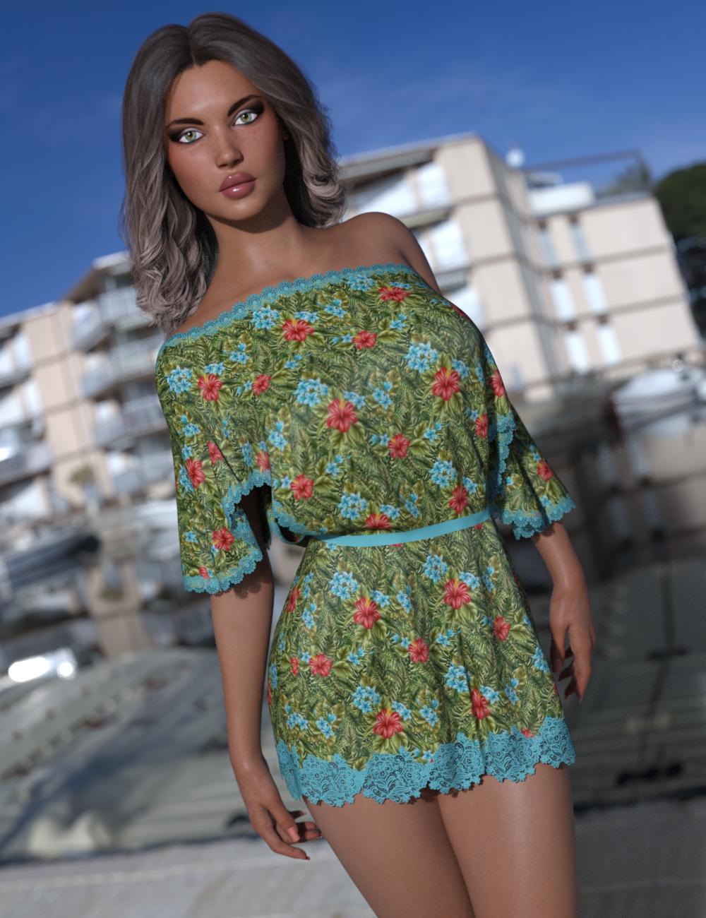 InStyle - dForce Casual Beachwear for Genesis 8 Females by N/A