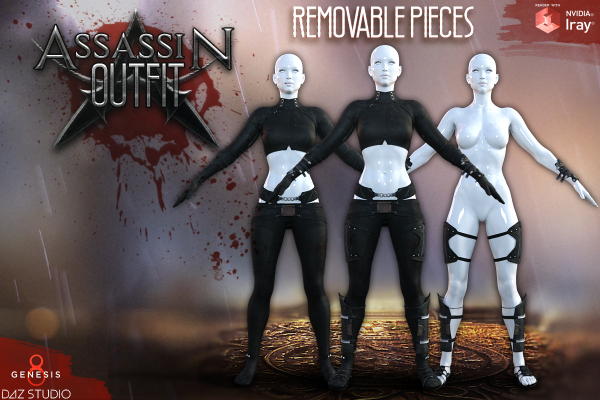 Assassin Outfit G8F by N/A