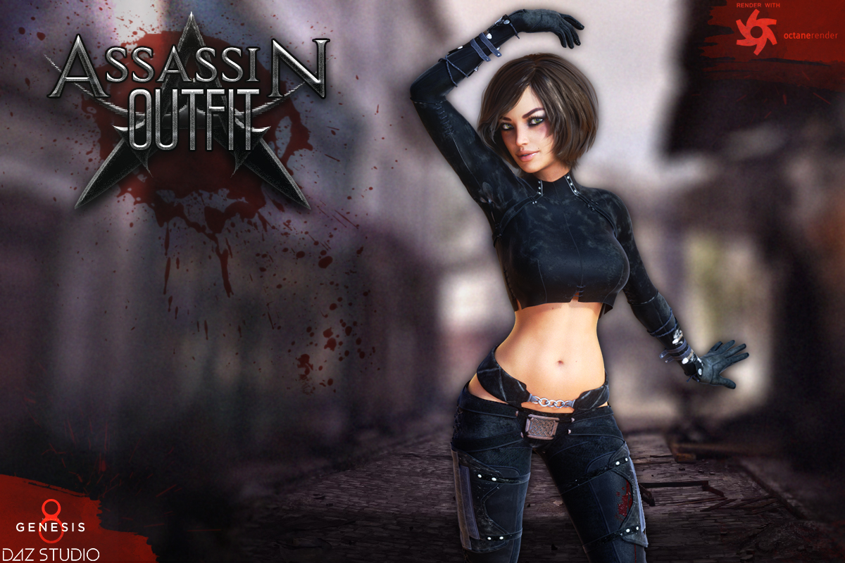 Assassin Outfit G8F by N/A