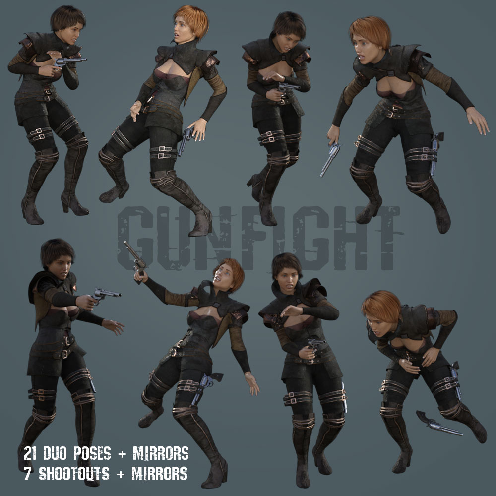 GUNFIGHT for Genesis 8 Female by N/A