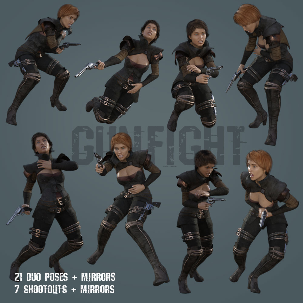 GUNFIGHT for Genesis 8 Female by N/A