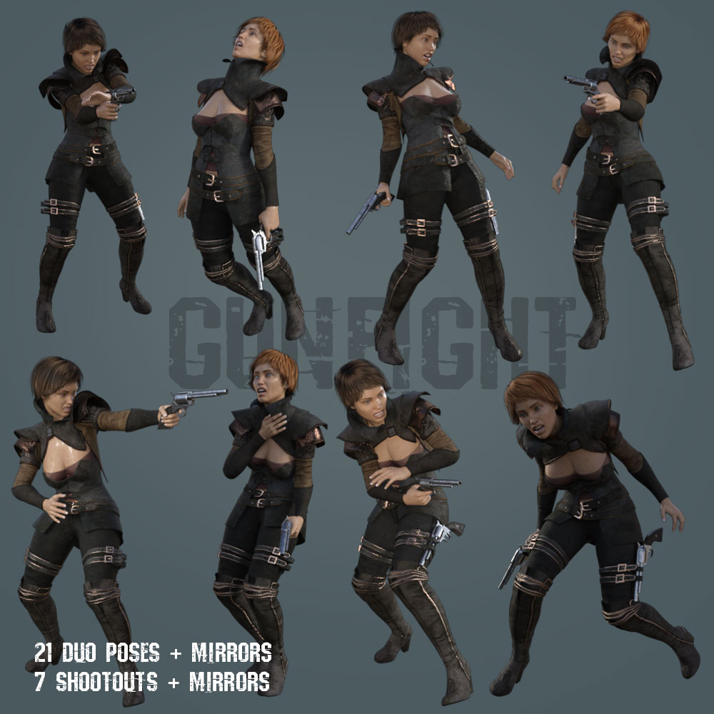 GUNFIGHT for Genesis 8 Female by N/A