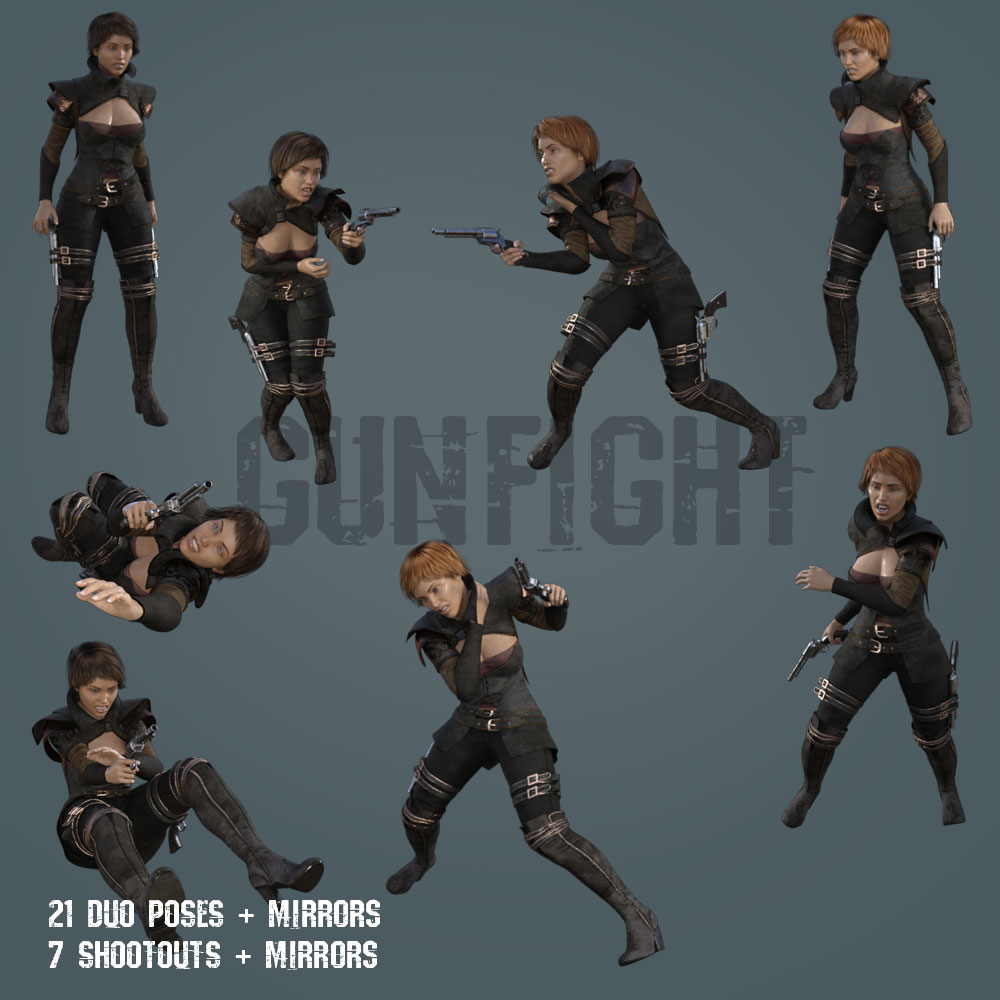 GUNFIGHT for Genesis 8 Female by N/A