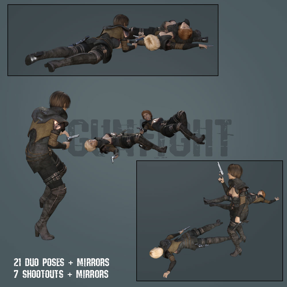 GUNFIGHT for Genesis 8 Female by N/A