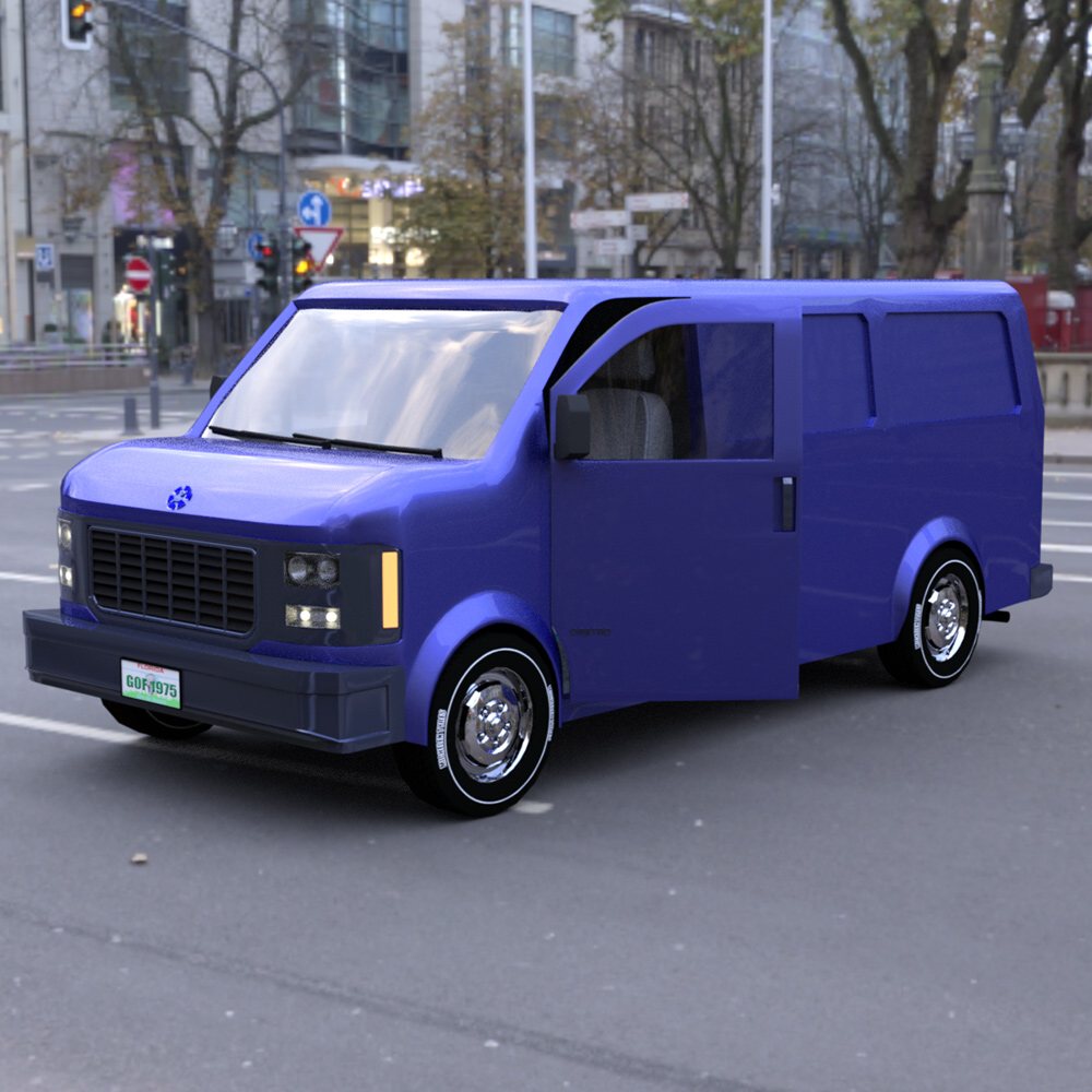 Delivery Van for DAZ Studio by N/A