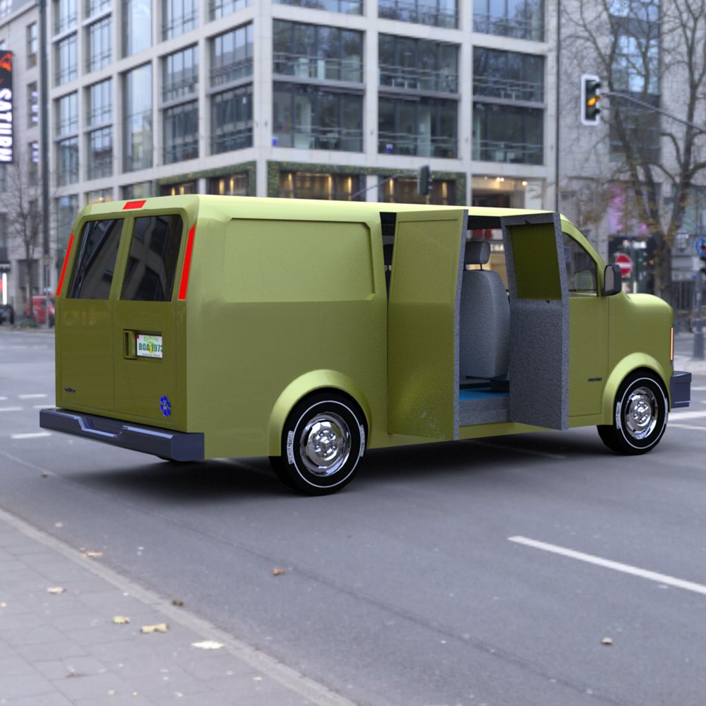 Delivery Van for DAZ Studio by N/A