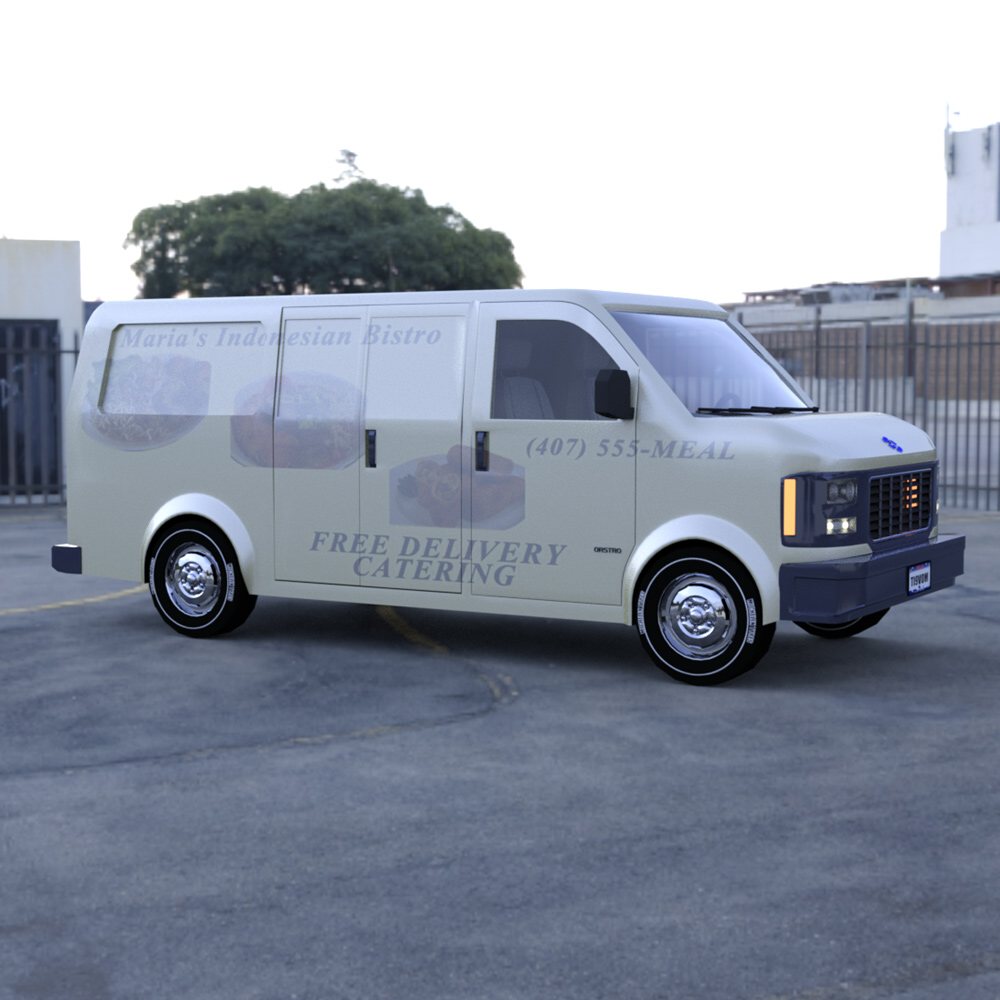 Delivery Van for DAZ Studio by N/A