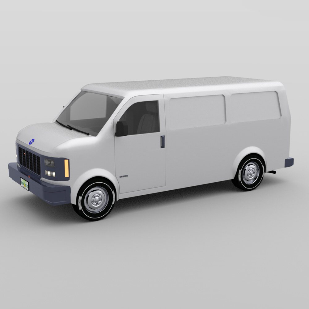 Delivery Van for DAZ Studio by N/A