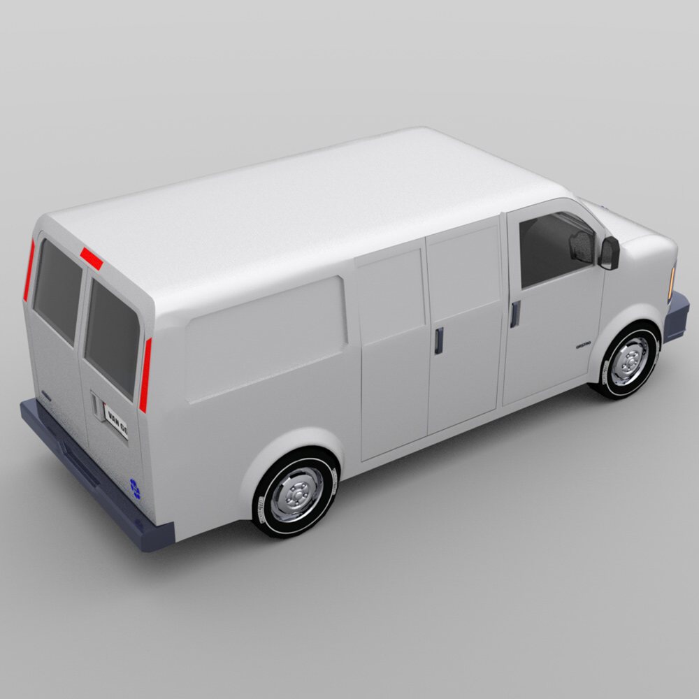 Delivery Van for DAZ Studio by N/A