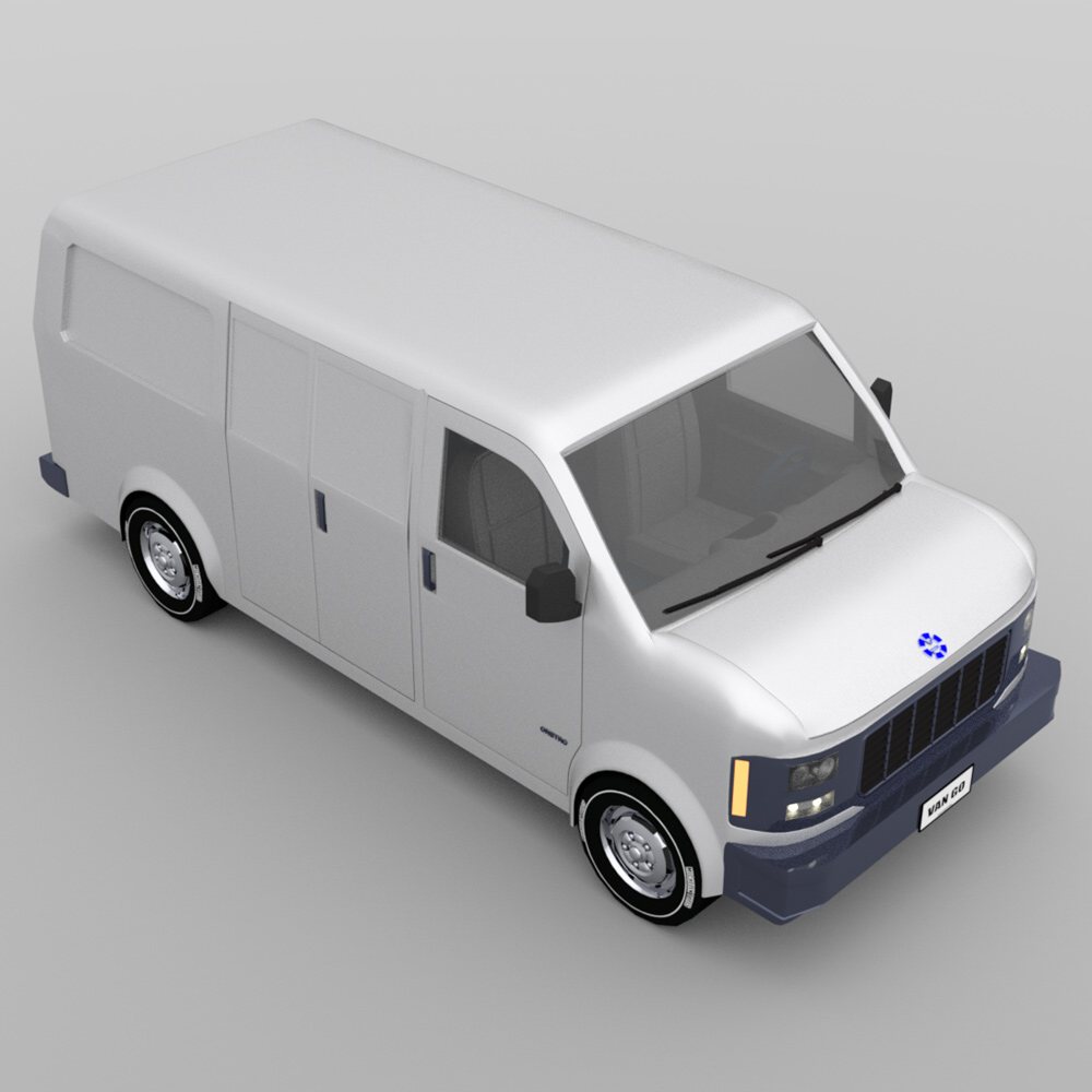 Delivery Van for DAZ Studio by N/A
