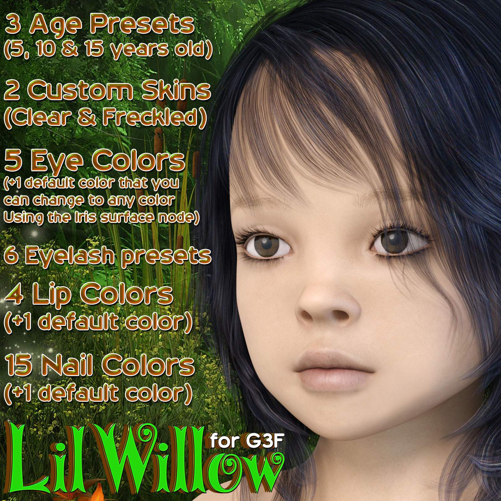 Lil Willow for G3F by N/A