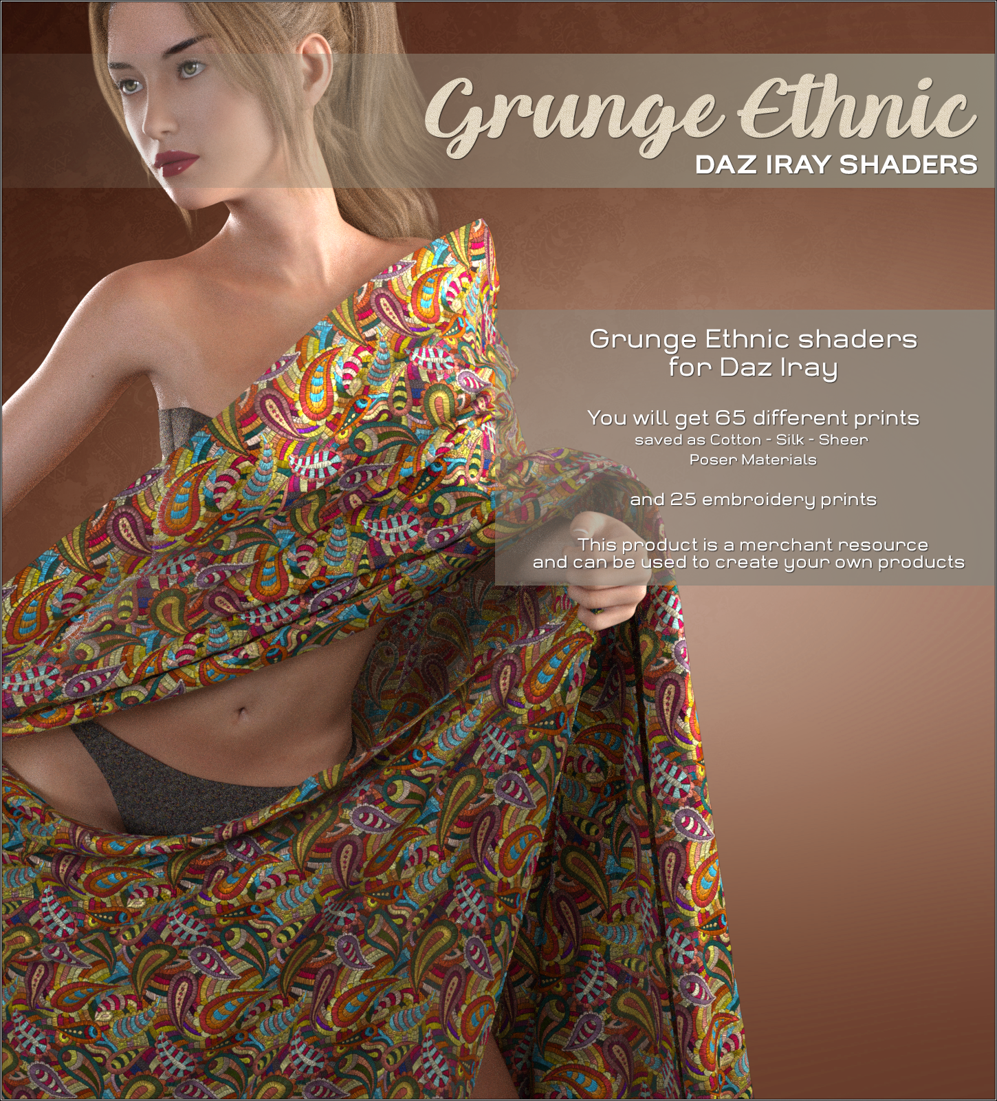 Daz Iray - Ethnic Silks by N/A
