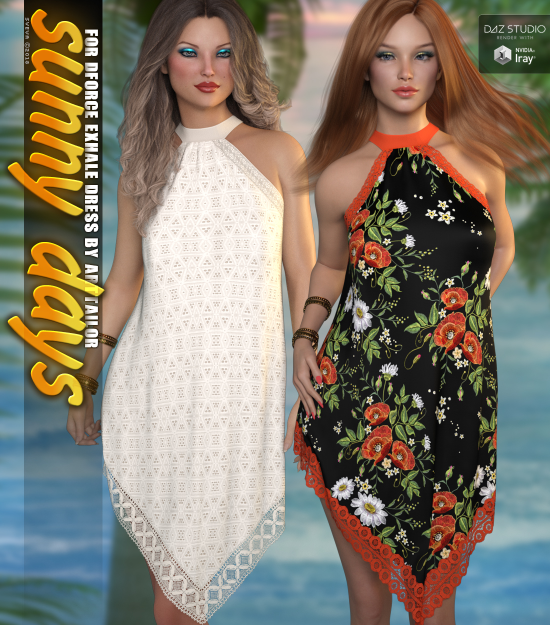 Sunny Days for dForce Exhale Dress G8F by N/A