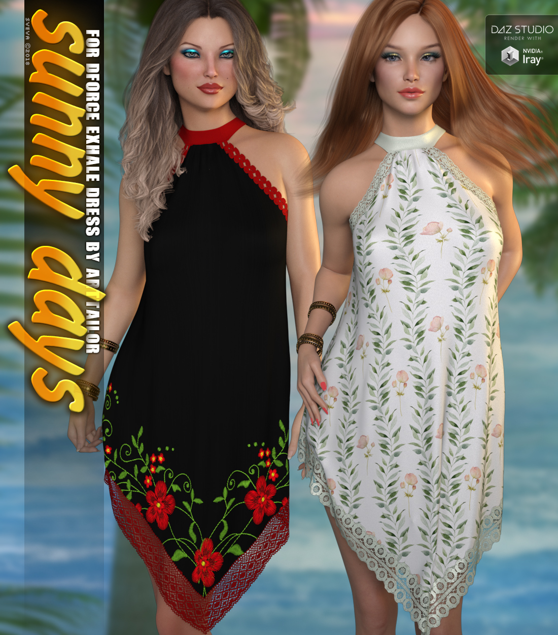 Sunny Days for dForce Exhale Dress G8F by N/A