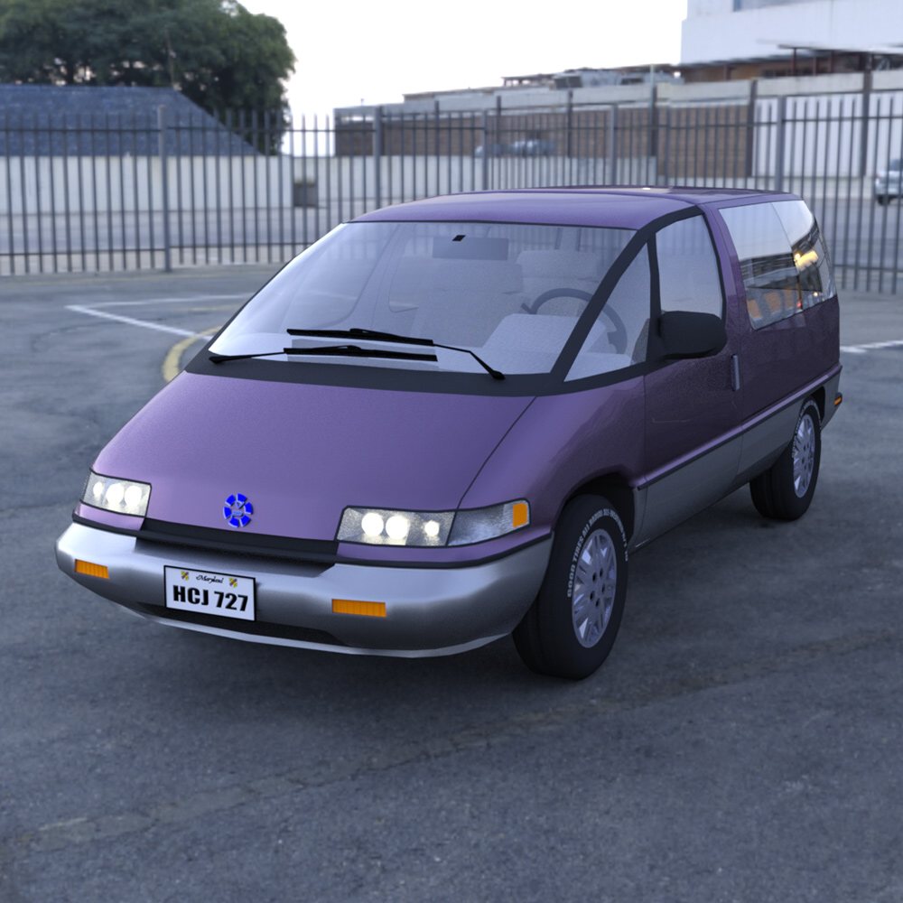 Family Minivan for DAZ Studio by N/A