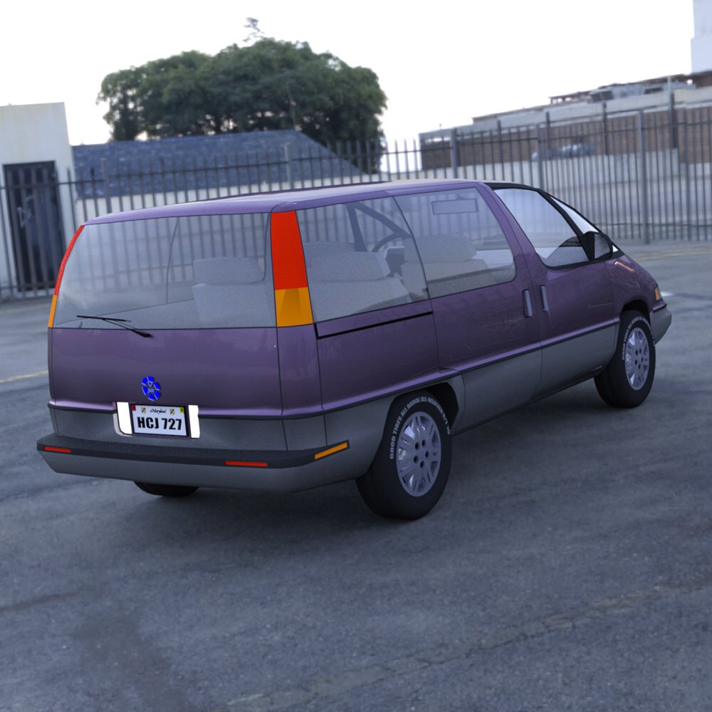 Family Minivan for DAZ Studio by N/A