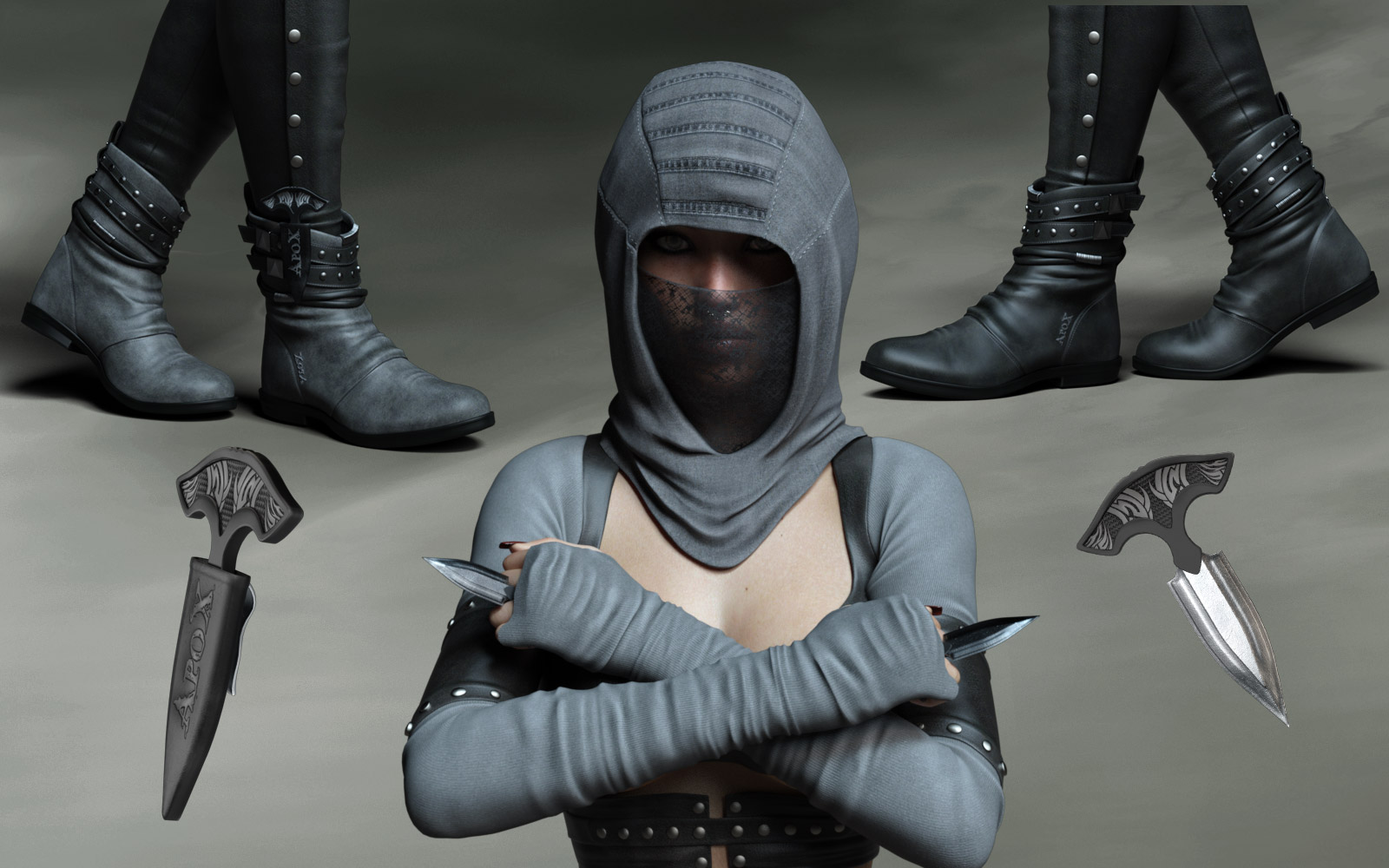 ApoX - Rebel for the Genesis 3 and Genesis 8 Females by N/A