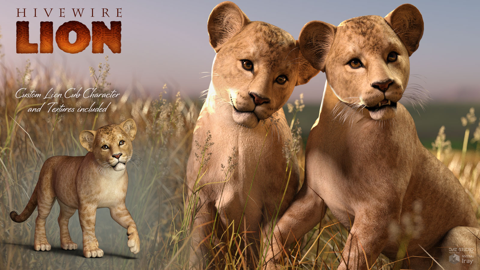 HiveWire Lion Family by N/A