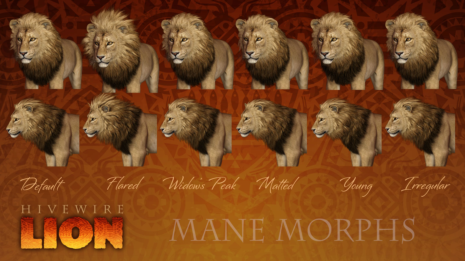 HiveWire Lion Family by N/A