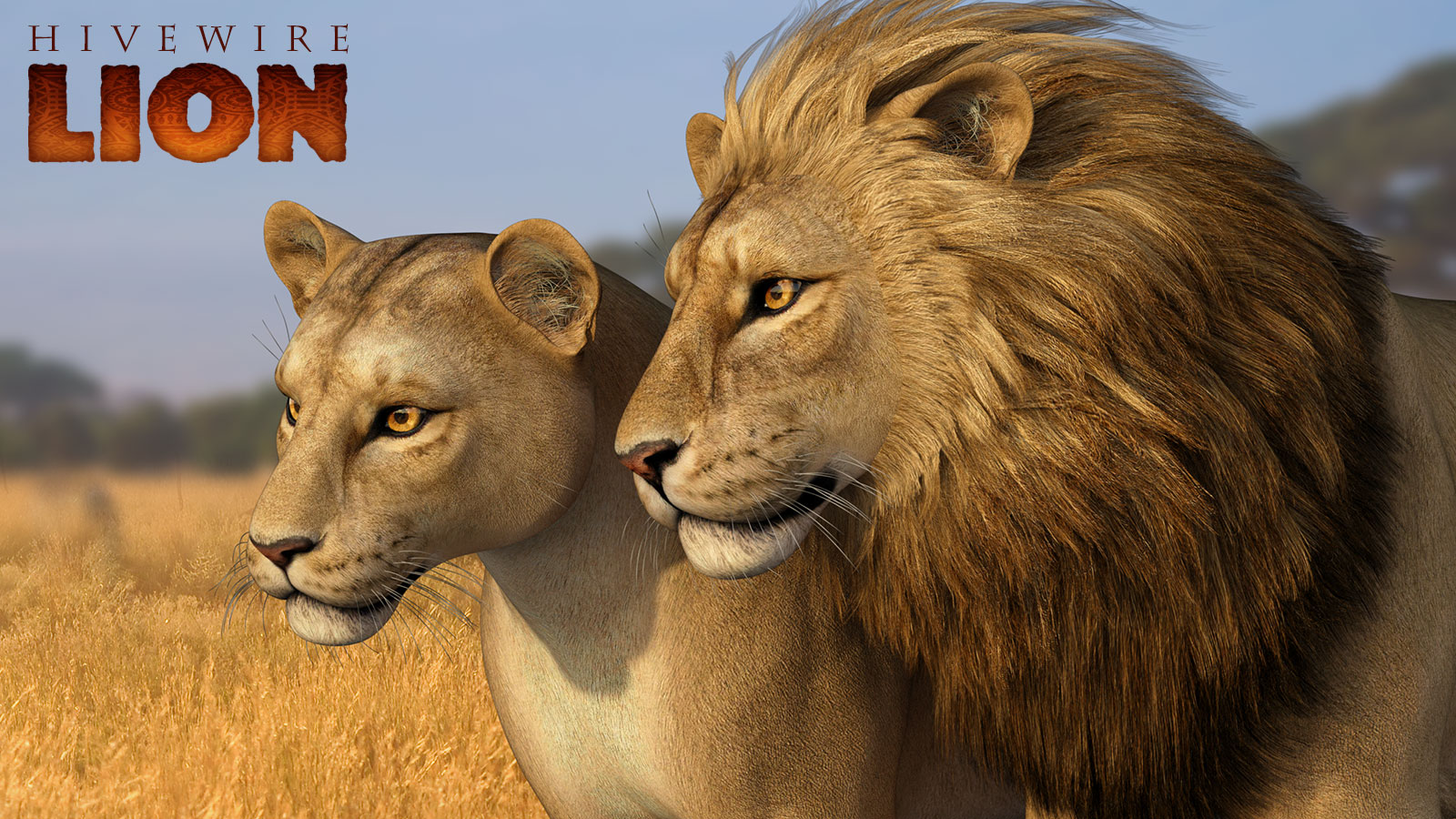 HiveWire Lion Family by N/A