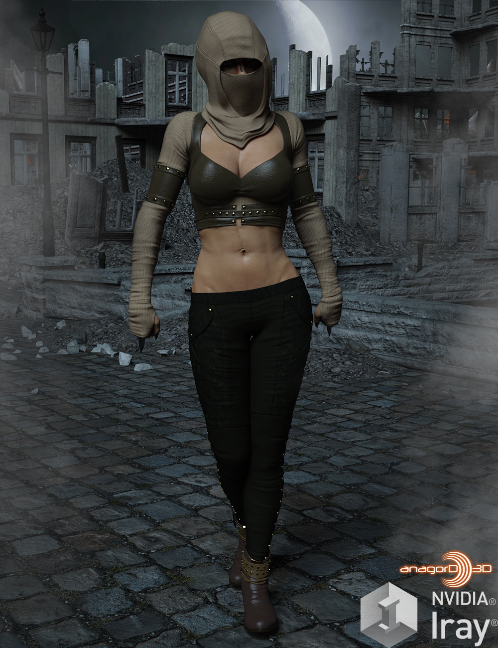 BLACKHAT - ApoX - Rebel for the Genesis 3 and Genesis 8 Females by N/A