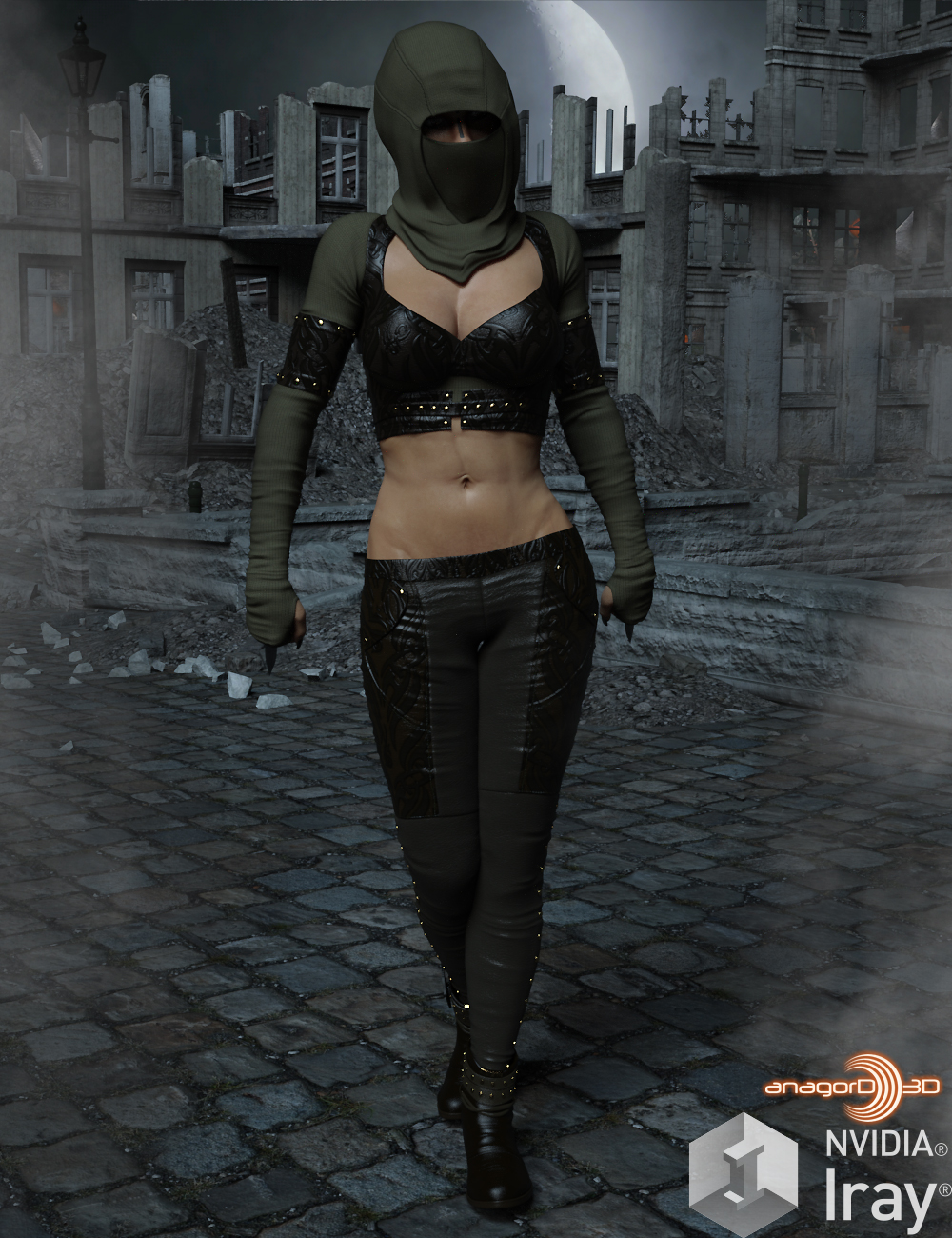 BLACKHAT - ApoX - Rebel for the Genesis 3 and Genesis 8 Females by N/A