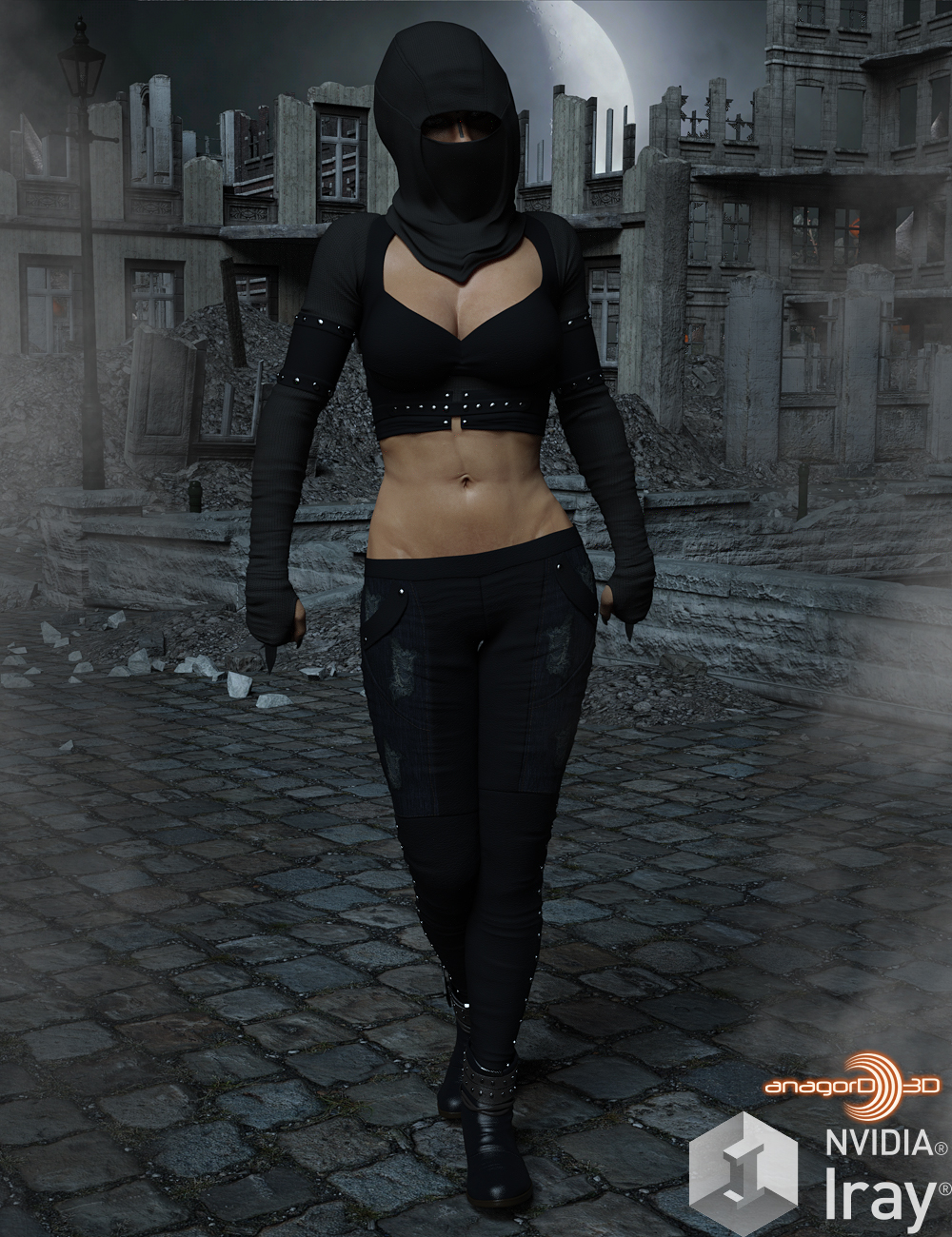 BLACKHAT - ApoX - Rebel for the Genesis 3 and Genesis 8 Females by N/A