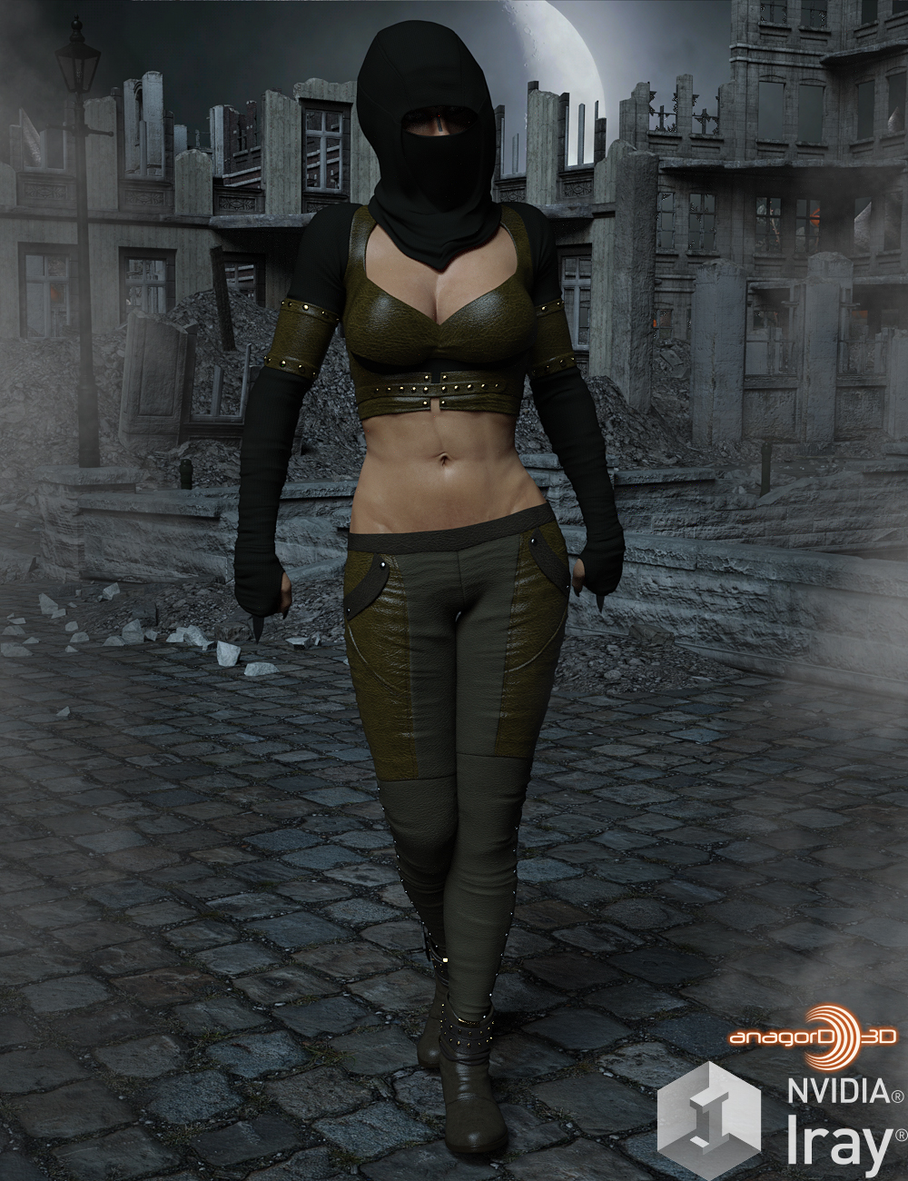 BLACKHAT - ApoX - Rebel for the Genesis 3 and Genesis 8 Females by N/A