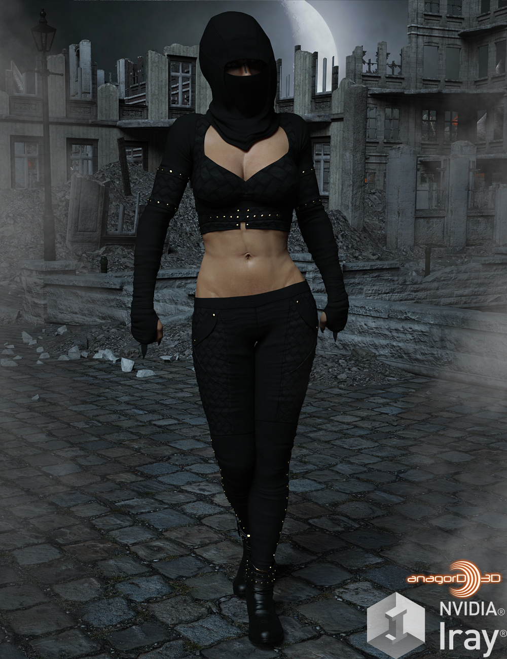 BLACKHAT - ApoX - Rebel for the Genesis 3 and Genesis 8 Females by N/A