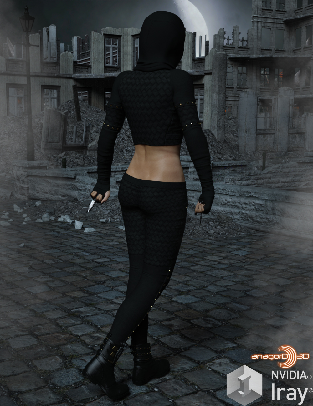 BLACKHAT - ApoX - Rebel for the Genesis 3 and Genesis 8 Females by N/A