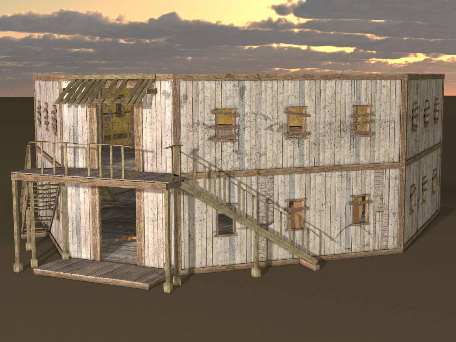 Ghost Town: Saloon for Poser 7+ by N/A