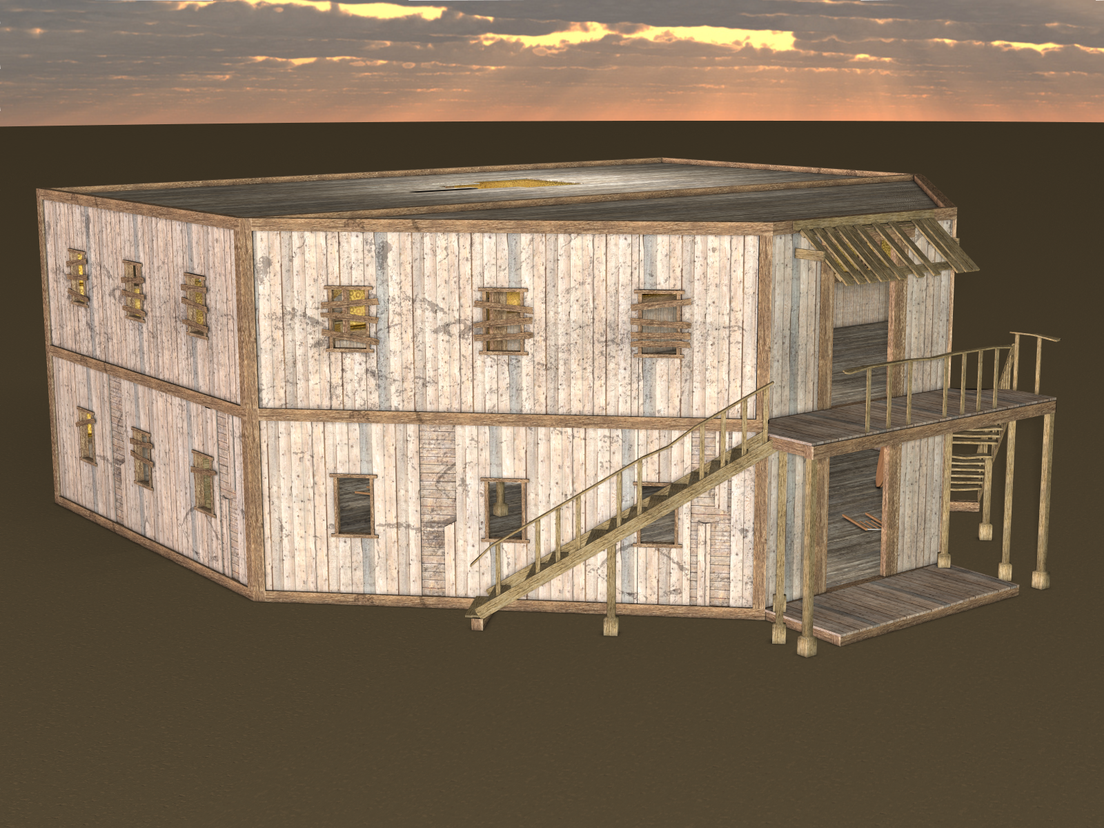 Ghost Town: Saloon for Poser 7+ by N/A