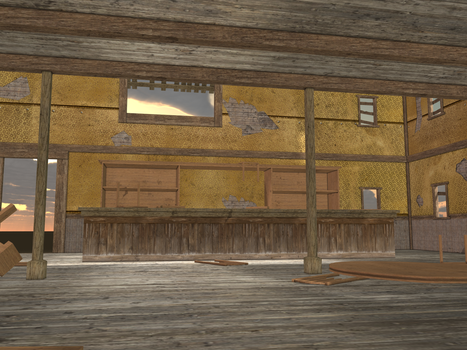 Ghost Town: Saloon for Poser 7+ by N/A